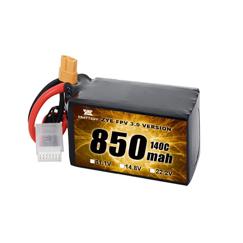 Baterie Lipo FPV de dimensiune mică 850mah 1100mah 1300mah 1500mah